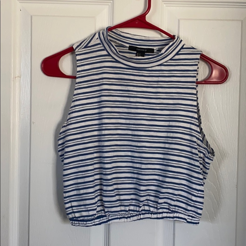 Striped crop top